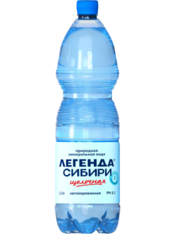 Изображение товара - вода Легенда Сибири 1,5л. пэт